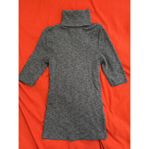 ASOS 3/4 Sleeve Knit Turtleneck in Grey (SMALL)